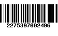 Código de Barras 2275397002496