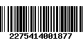 Código de Barras 2275414001877