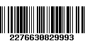 Código de Barras 2276630829993