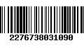 Código de Barras 2276738031090