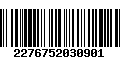 Código de Barras 2276752030901