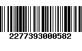 Código de Barras 2277393000582