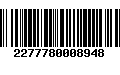 Código de Barras 2277780008948