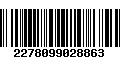 Código de Barras 2278099028863