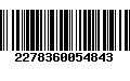 Código de Barras 2278360054843