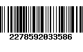 Código de Barras 2278592033586