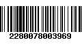 Código de Barras 2280078003969