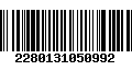 Código de Barras 2280131050992