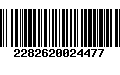 Código de Barras 2282620024477