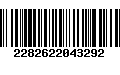 Código de Barras 2282622043292