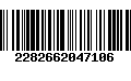 Código de Barras 2282662047106