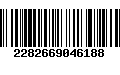 Código de Barras 2282669046188