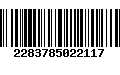 Código de Barras 2283785022117