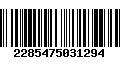 Código de Barras 2285475031294