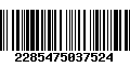 Código de Barras 2285475037524