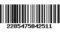 Código de Barras 2285475042511