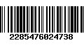 Código de Barras 2285476024738