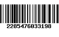 Código de Barras 2285476033198