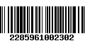 Código de Barras 2285961002302