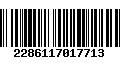 Código de Barras 2286117017713