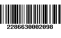 Código de Barras 2286630002098