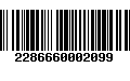 Código de Barras 2286660002099