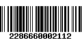 Código de Barras 2286660002112