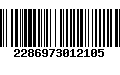 Código de Barras 2286973012105