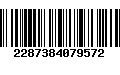 Código de Barras 2287384079572