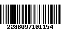 Código de Barras 2288097101154