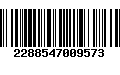 Código de Barras 2288547009573