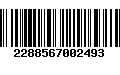 Código de Barras 2288567002493