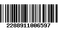 Código de Barras 2288911006597