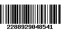 Código de Barras 2288929048541