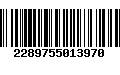 Código de Barras 2289755013970