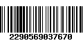 Código de Barras 2290569037670