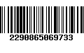 Código de Barras 2290865069733