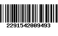 Código de Barras 2291542009493