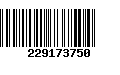 Código de Barras 229173750