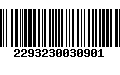 Código de Barras 2293230030901