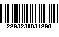 Código de Barras 2293230031298