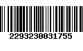 Código de Barras 2293230031755