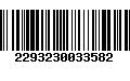 Código de Barras 2293230033582