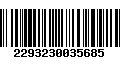 Código de Barras 2293230035685