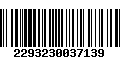 Código de Barras 2293230037139