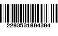 Código de Barras 2293531004304