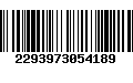 Código de Barras 2293973054189