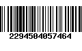 Código de Barras 2294504057464