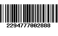 Código de Barras 2294777002888