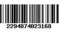 Código de Barras 2294874023168